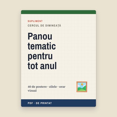 Panou tematic pentru tot anul