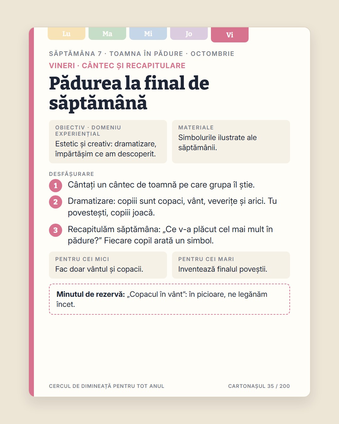 Cercul de Dimineață · 5